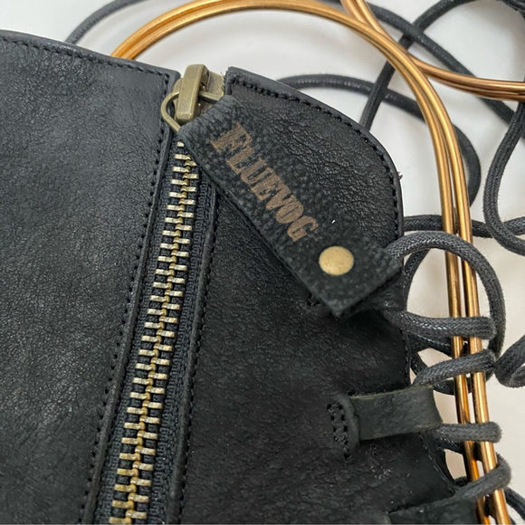 John Fluevog Angelou Open Toe Platform Bootie 7 | Avant-Garde Designer Shoe - Picture 11 of 17